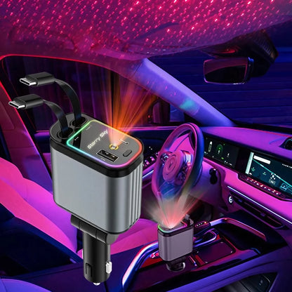 High Quality 3.1A Dual USB Car Charger 2 Port LCD Display Voltmeter 12-24V Cigarette Lighter Socket Car Charger Adapter