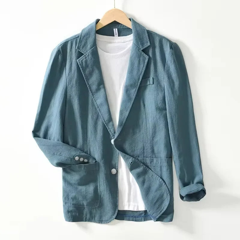 Men's Corduroy Cotton Regular fit Casual Shirt - Navy Blue