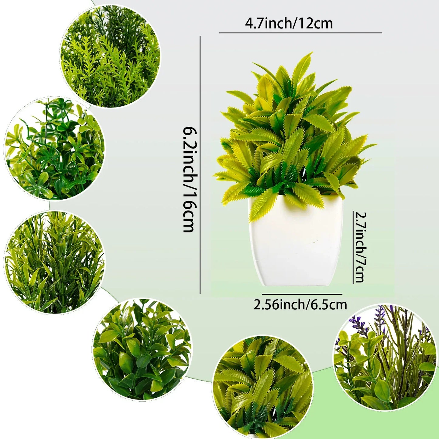 Mini Garden Charm Artificial Flora