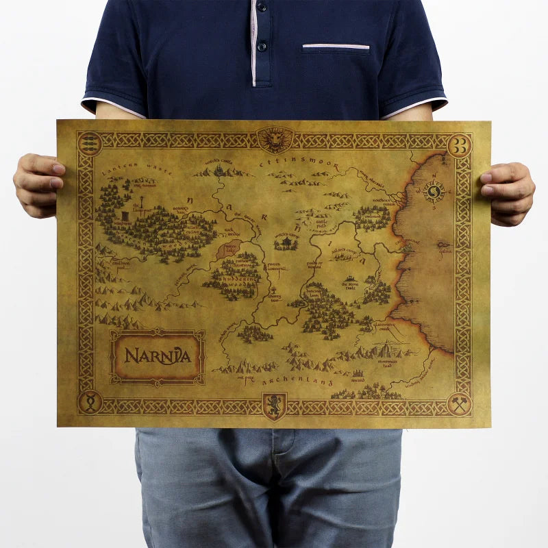 Vintage Mix Order Ancient Old City World Maps Middle Earth Map Moon Poster Retro Kraft Paper Home Decor Wall Sticker
