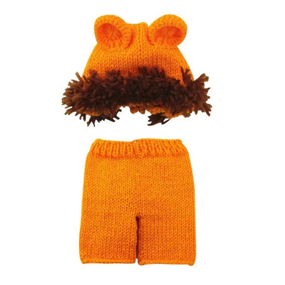 Animal Style Newborn Baby Crochet Halloween Costumes Photography Props Handmade Knit Mickey Outfit Sleepy Owl Frog Baby Gift