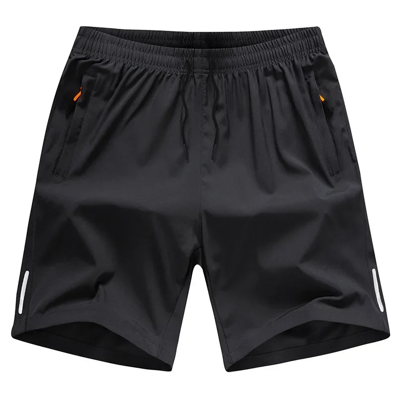 Ice Silk Shorts Quick Dry Breathable Men's Summer Thin Large Sport Running Sweat Wicking Hygroscopic Beach Casual Loose Capris