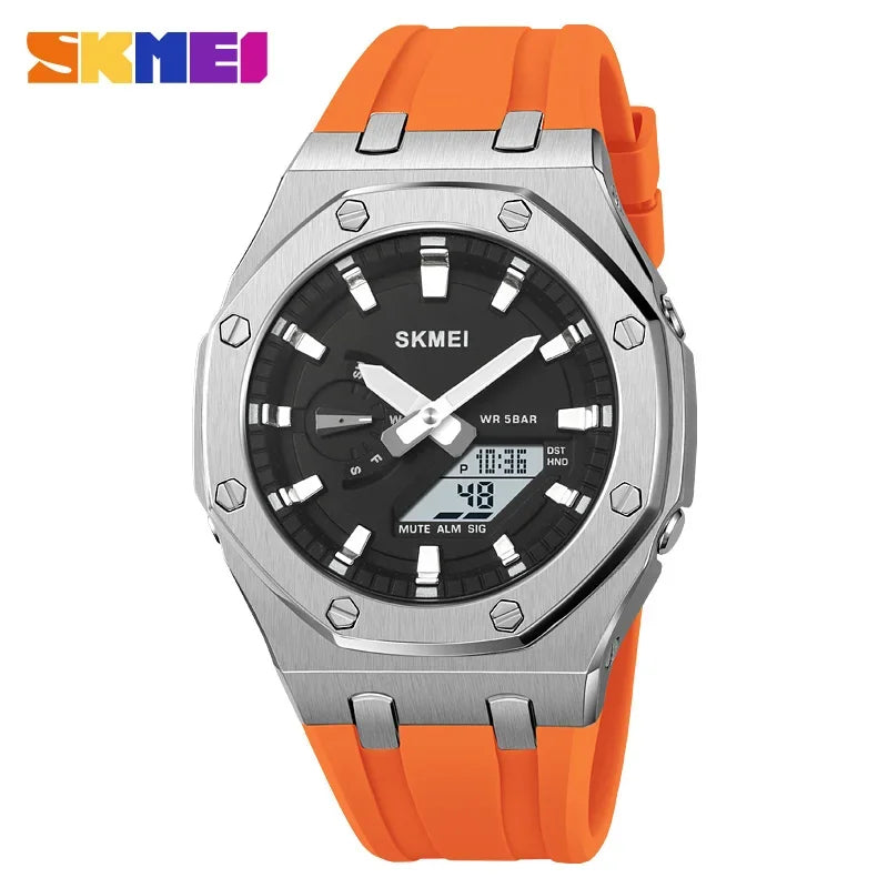 New Arrival 40mm Japan TMI VH88 Movt Sapphire Crystal Calendar 24 Hours 100M Waterproof Quartz Wristwatches for Men