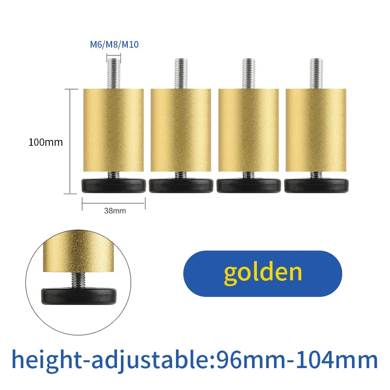 furniture height adjustment foot cabinet support feet  M8 M6 M10 leveling sofa feet  table feet fridge legs for washing machine