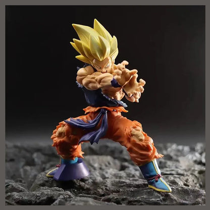 Dragon Ball Z Son Goku Anime Figure Battle Damage Shockwave Manga Statue Pvc Action Figurine Collectible Model Doll Toys