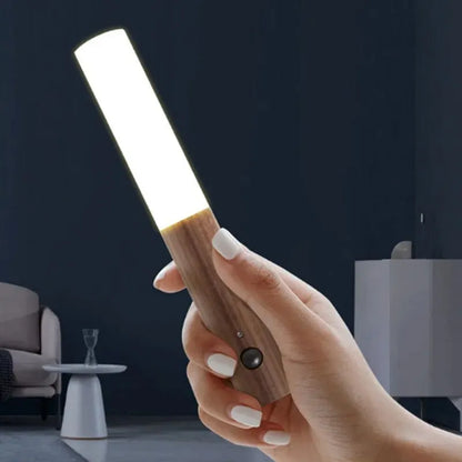 LED Night Light Magnetic Wall Lamp Kitchen Cabinet Closet Light Home Staircase Bedroom Table Move Lamp Bedside Lighting