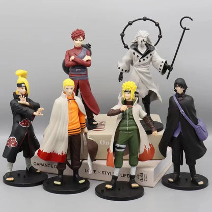 Naruto Anime Figure Naruto Uzumaki Kakashi Uchiha Madara Sasuke model