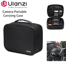 Ulanzi OM-02 Portable Carrying Case Camera Accessories Storage Bag Waterproof Handbag with 3 Detachable Partitions for Lens Led