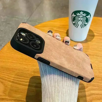 Korean Style Suede Drop-resistant Phone Case