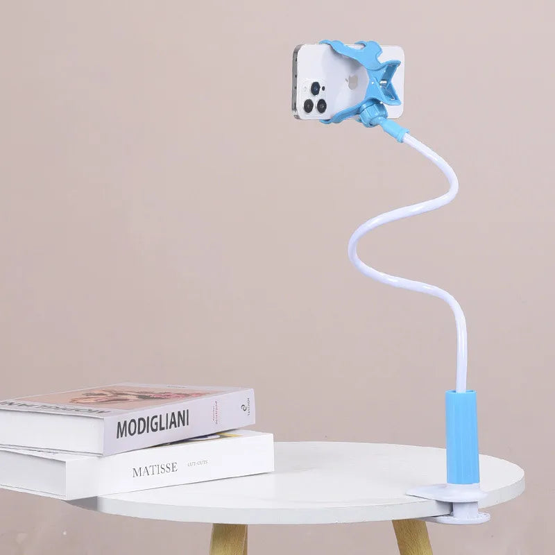 100cm 39.37" Phone Holder Stand Lazy Bracket Headrest Bed 360 Flexible Long Arms Clamp Mount For iPhone Samsung 3.5~6.7" Devices