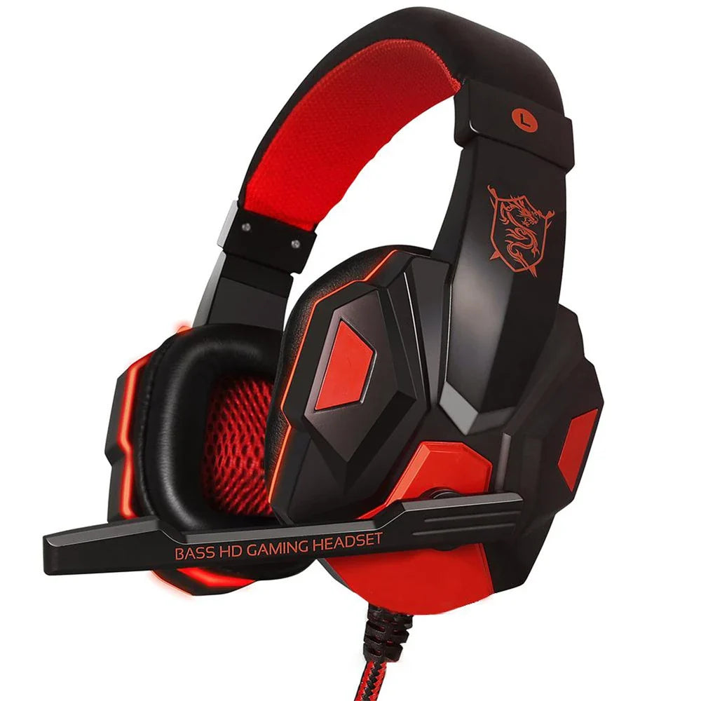 Wired PS4/PS5/Xbox/Smartphone/PC Gaming Headset – 120° Adjustable Gamer Headset with Noise Cancelling Microphone