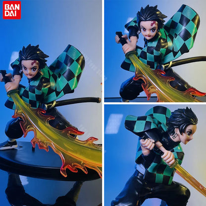 Demon Slayer Anime Figure – Tanjirou, Zenitsu & Kyoujurou PVC Action Model Toy for Kids Gift