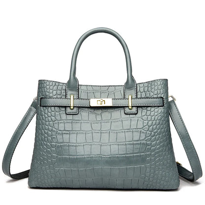 Women Leather 3 Layer Bag