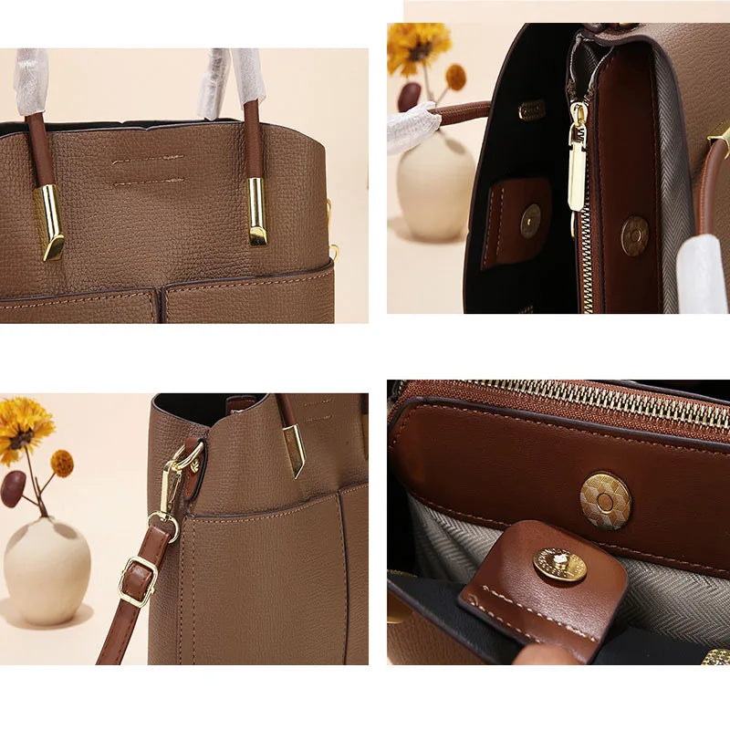 2025 Luxury Women's Leather Crossbody Shoulder Bag