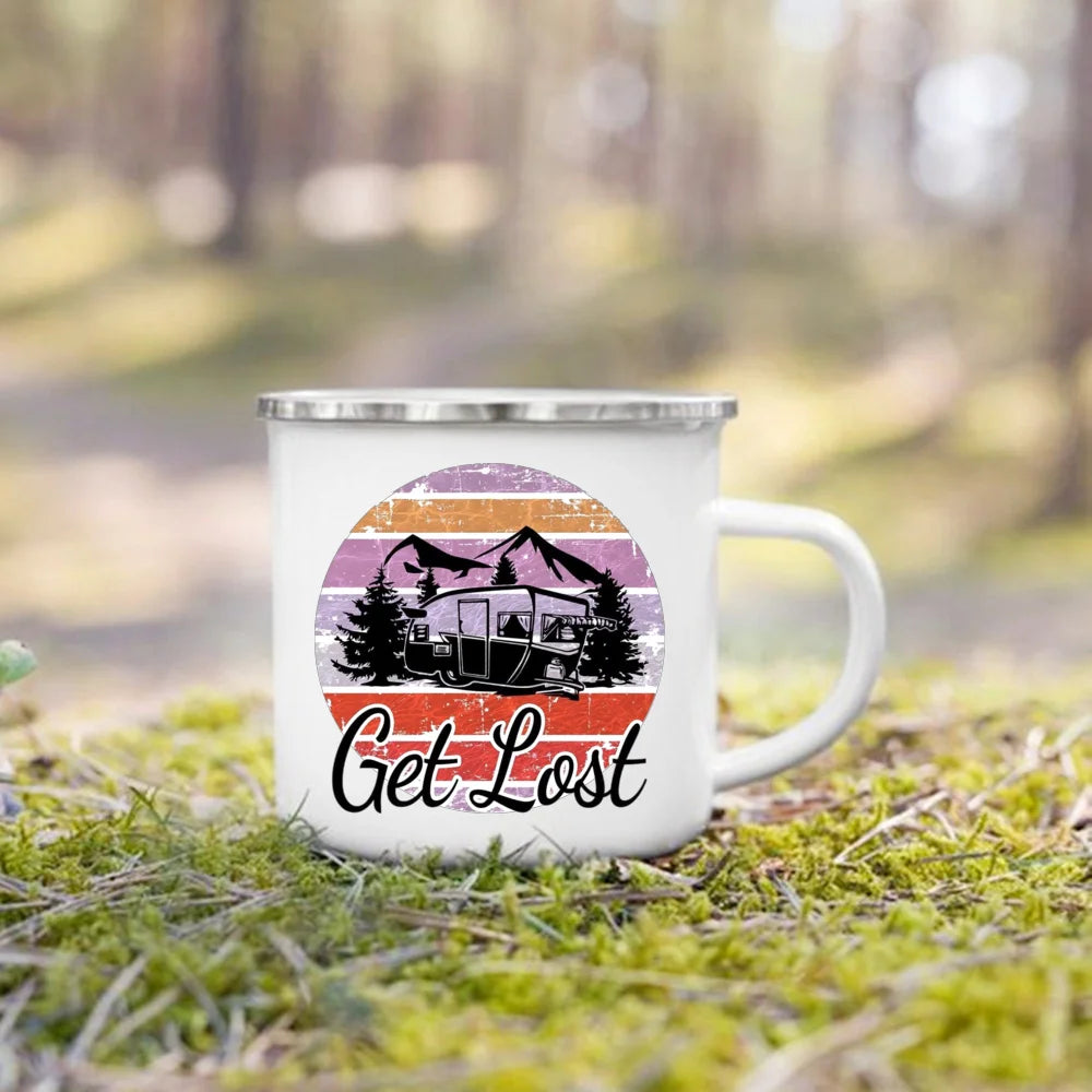 Nature's Adventure Enamel Mug: The Essential Companion for Outdoor Lovers