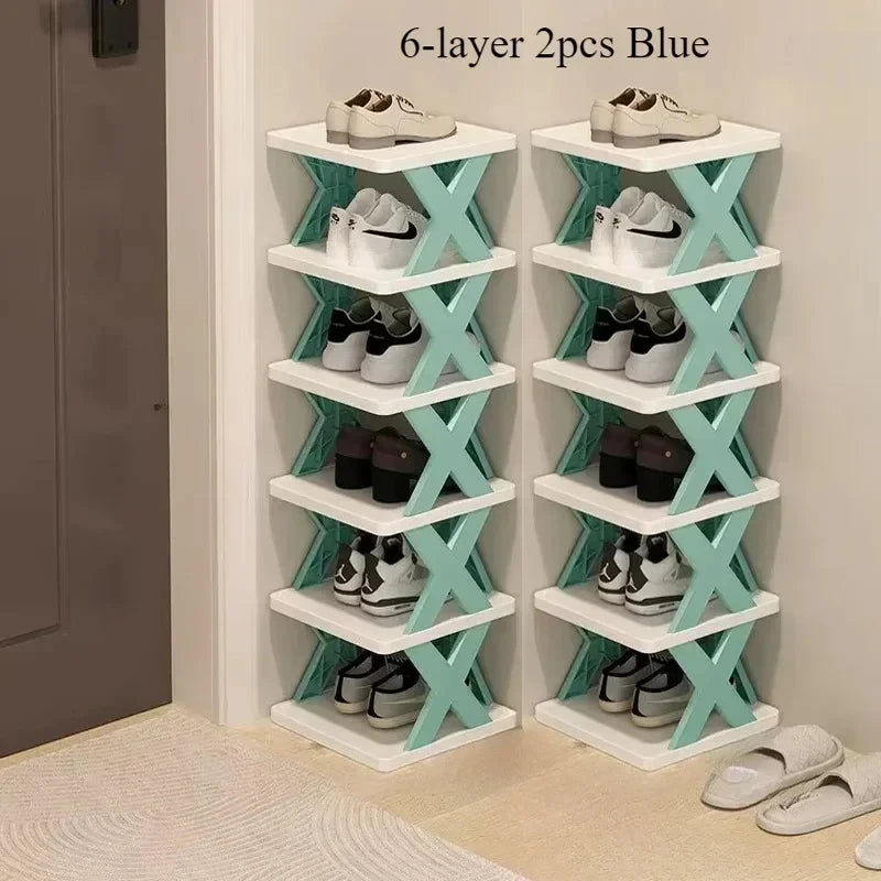 Shoe Storage Shelf Shoe Rack Organizer Organizers Racks Indoor Storage Furniture Bedroom Multi-Layer Detachable Storage Cabinet