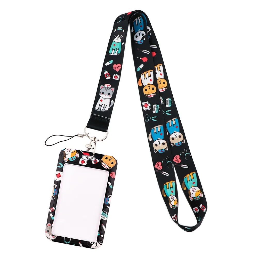 LB2290 Nurse Neck Strap Lanyards for ID Cards and Keys