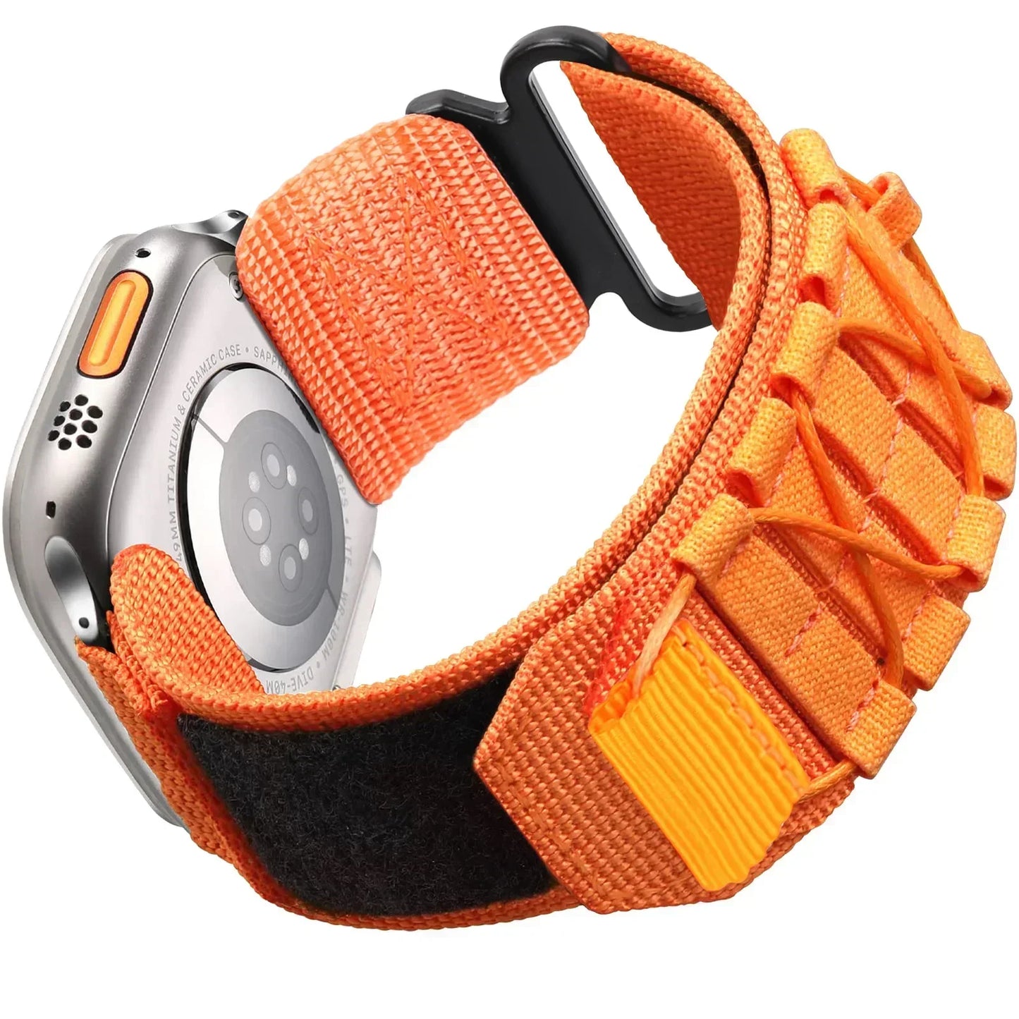 Nylon Canvas Loop Velcro Strap For Apple Watch
