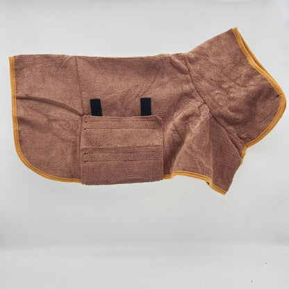 Quick-Dry Absorbent Dog Bathrobe & Towel