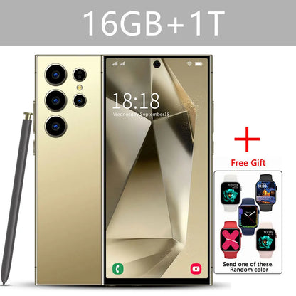 S24 Ultra Smart Mobile Phones Smartphone 5G Dual SIM Snapdragon 8 gen 3 Cell Phone 16G 1TB Android Global Version Cellphones