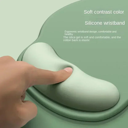 Gradient Mouse Pad with Logo - Female Wrist Support Silicone Pad