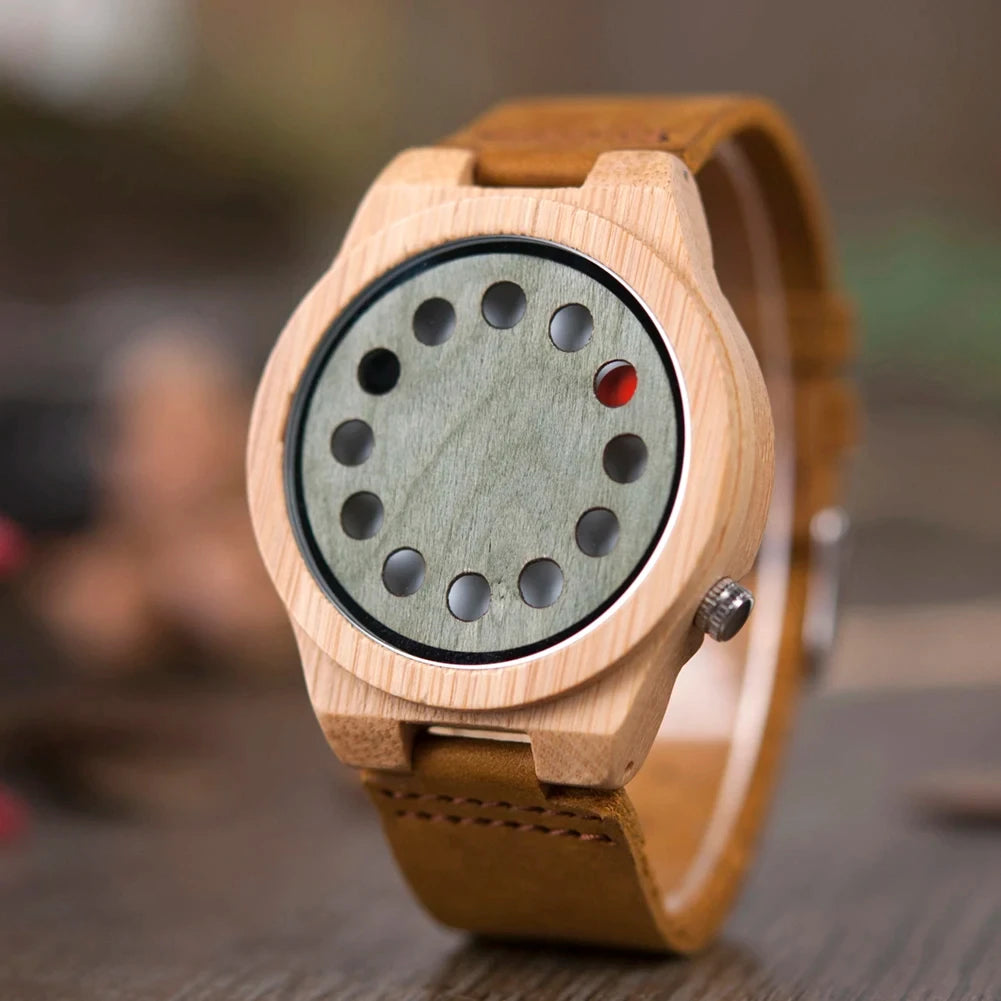 BOBO BIRD Bamboo Wood Couple Wristwatches