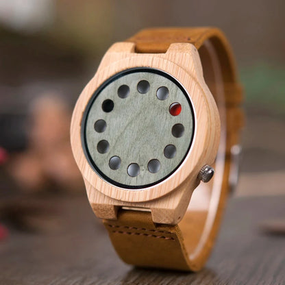 BOBO BIRD Bamboo Wood Couple Wristwatches