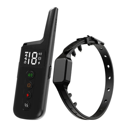 Pet Wrap-around Electric Shock Column Powerful Electronic Training Collar, Style: Receiver + Remote
