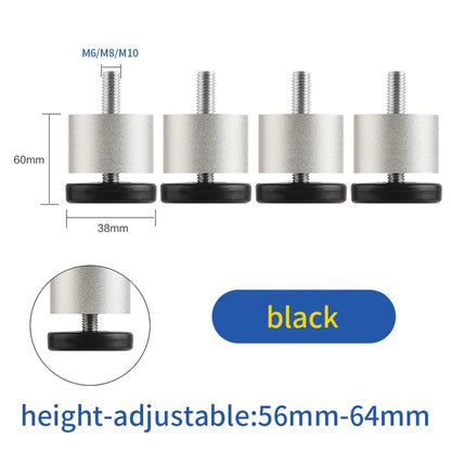 furniture height adjustment foot cabinet support feet  M8 M6 M10 leveling sofa feet  table feet fridge legs for washing machine