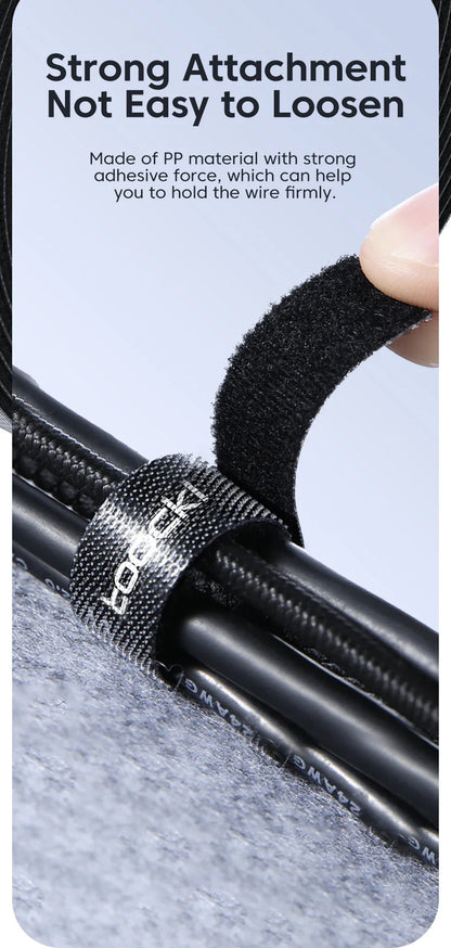 Nylon Cable Organizer & Wire Winder – USB Cable Management for Earphones, Mouse, Phone Accessories – Compatible with iPhone, Samsung, & More