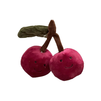 Cartoon Plush Cherry Charm Handbag Pendant Keychain For Women's Cherry Cute Bag Ornament Accessories Backpack Decoration Gifts