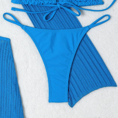 Women's Sexy 3-Piece Bikini Set – Beach Swimwear