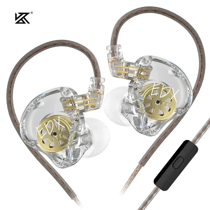 KZ EDX Lite HIFI Bass Earphones Stereo Music Earbuds In Ear Monitor Stage Live Headphones Gaming Sports Headset
