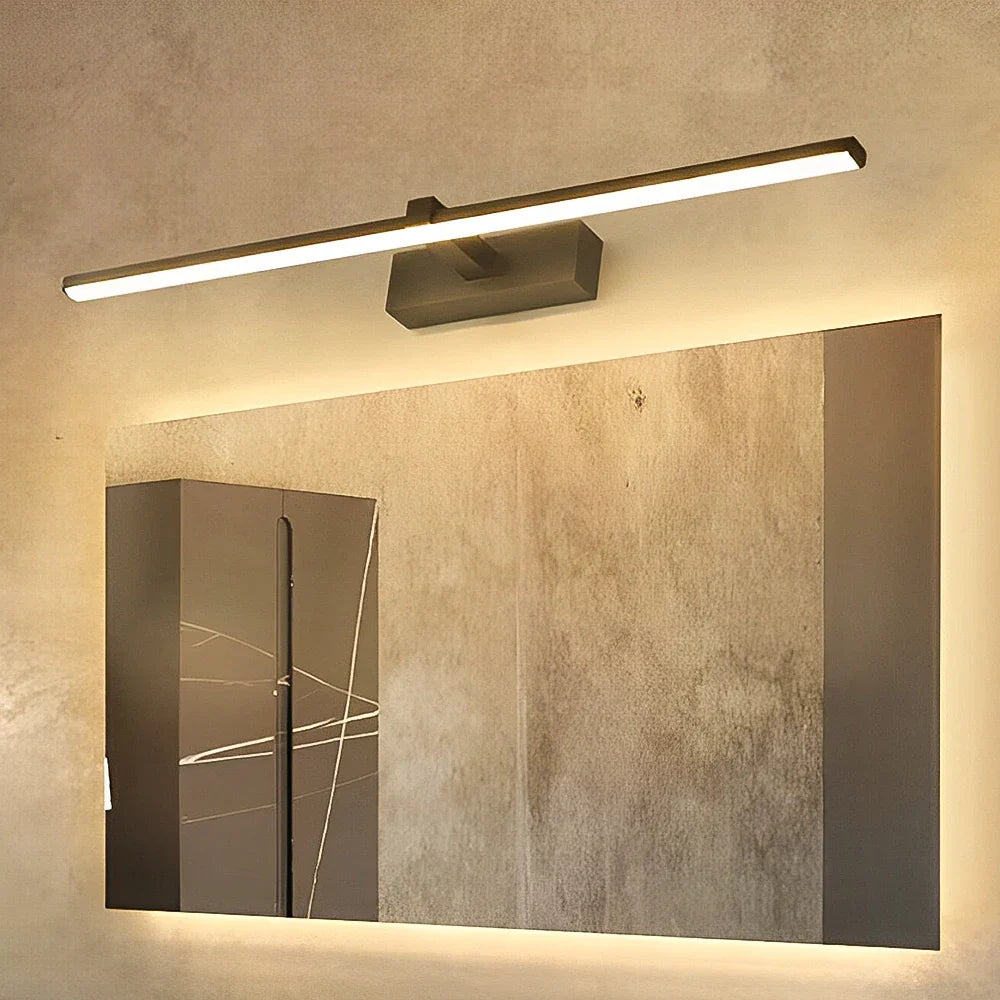 Modern LED Bathroom Mirror Light Three Colors Wall Lamp