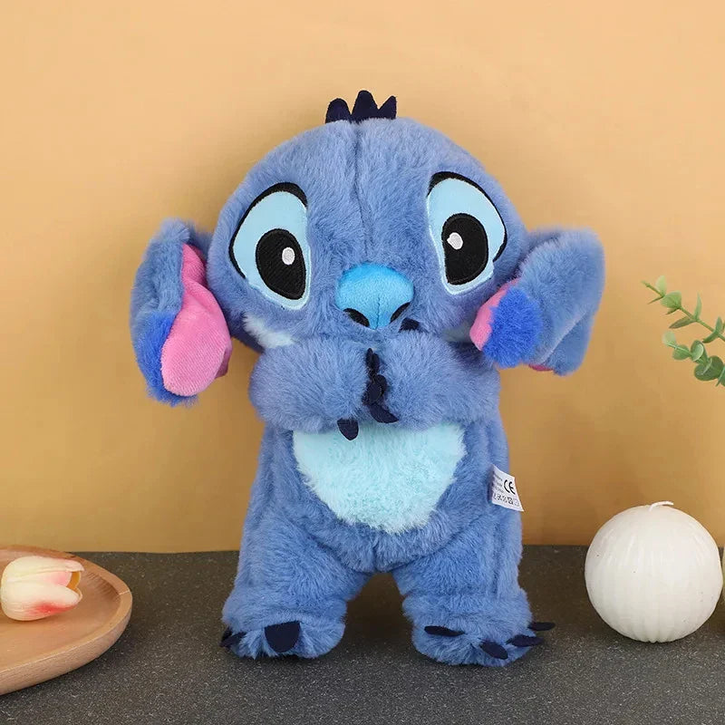 Kawaii Stitch Plush Doll Soothing Musical Baby Sleep Companion