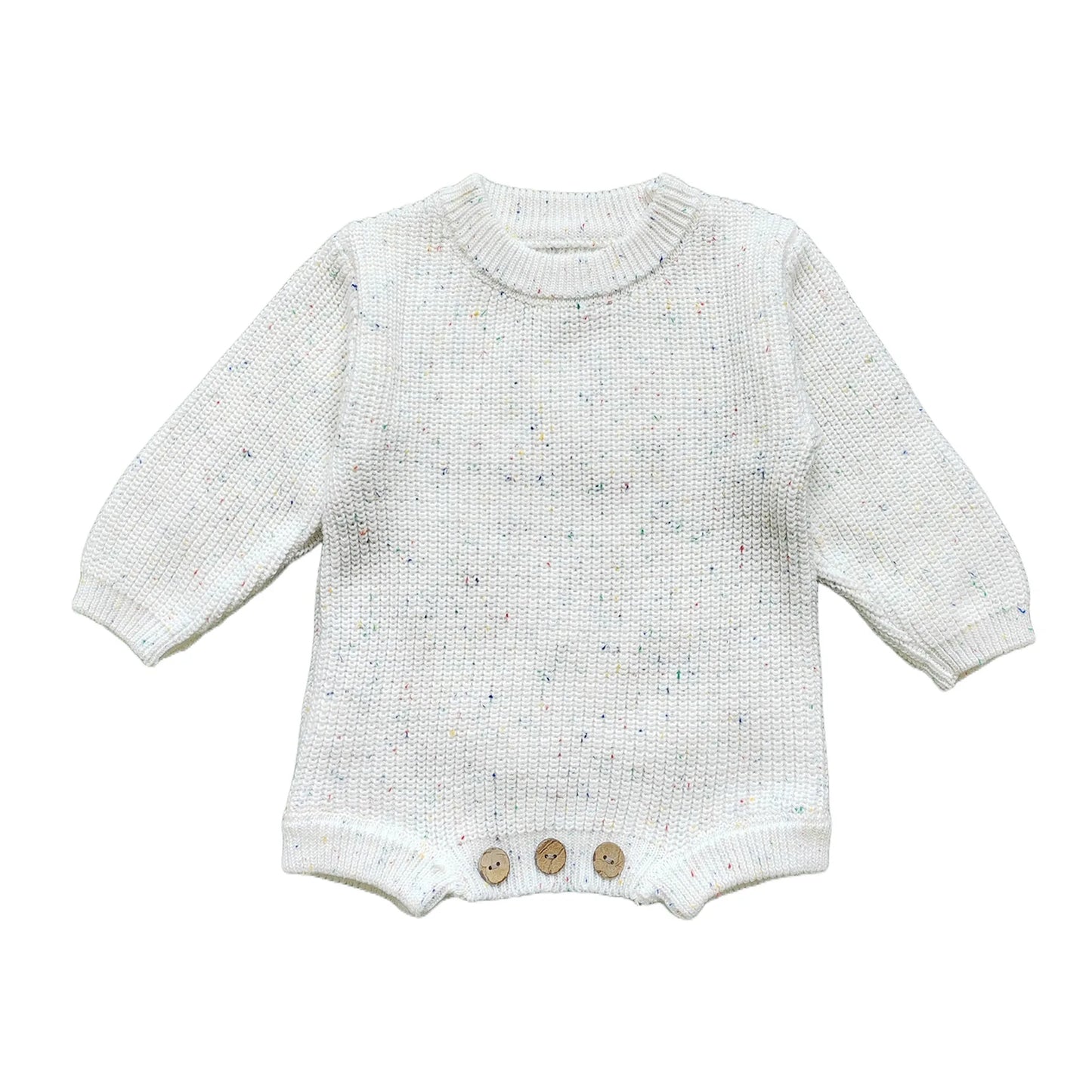 Custom Baby Knit Bodysuit Personalized Hand Embroidered Name Baby Romper