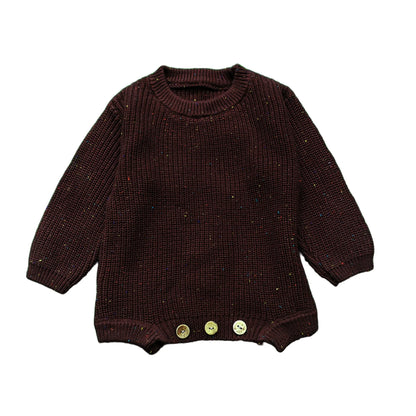 Custom Baby Knit Bodysuit Personalized Hand Embroidered Name Baby Romper
