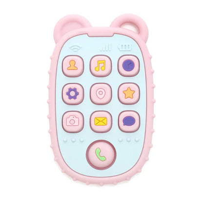 Chewable Baby Phone Toy – Soft Teether & Learning Fun for Infants