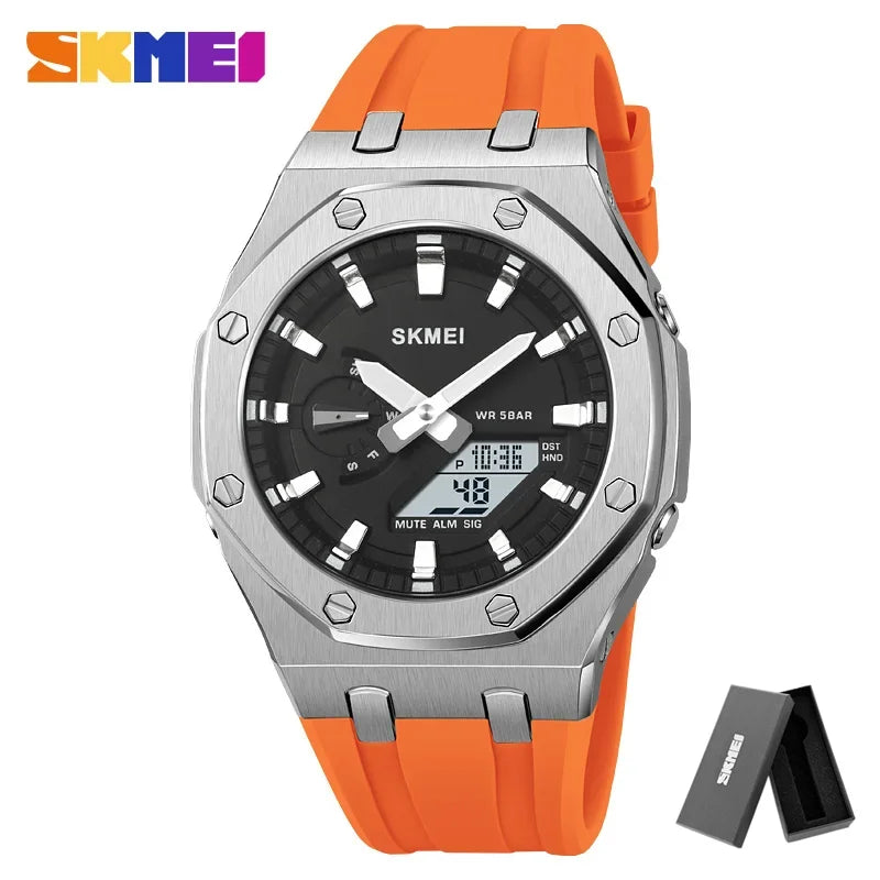New Arrival 40mm Japan TMI VH88 Movt Sapphire Crystal Calendar 24 Hours 100M Waterproof Quartz Wristwatches for Men