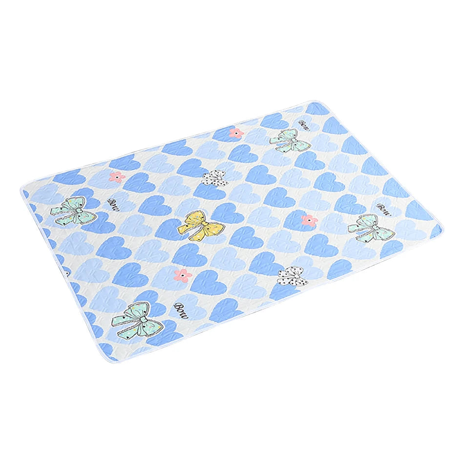 Cartoon Dino 4-Layer Waterproof Baby Changing Pad