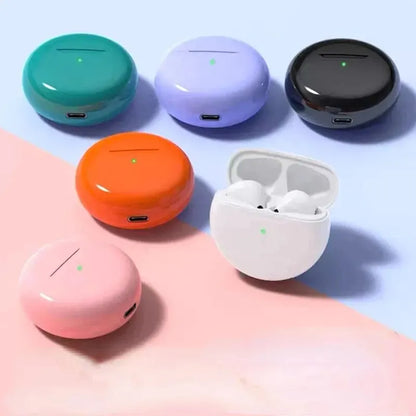 Air Pro 6 TWS Wireless Earbuds – Ultra-Lightweight Bluetooth 5.3 Headset with Mic & Charging Case