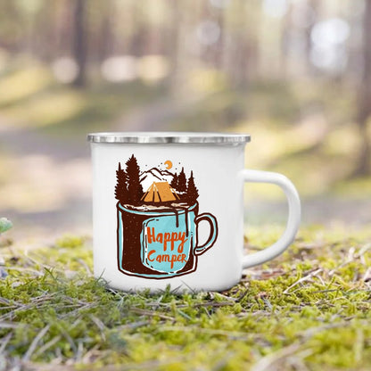 Nature's Adventure Enamel Mug: The Essential Companion for Outdoor Lovers