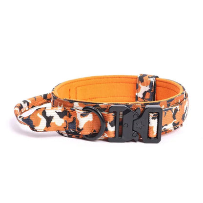 Tactical Dog Collar Leash with Bungee Design