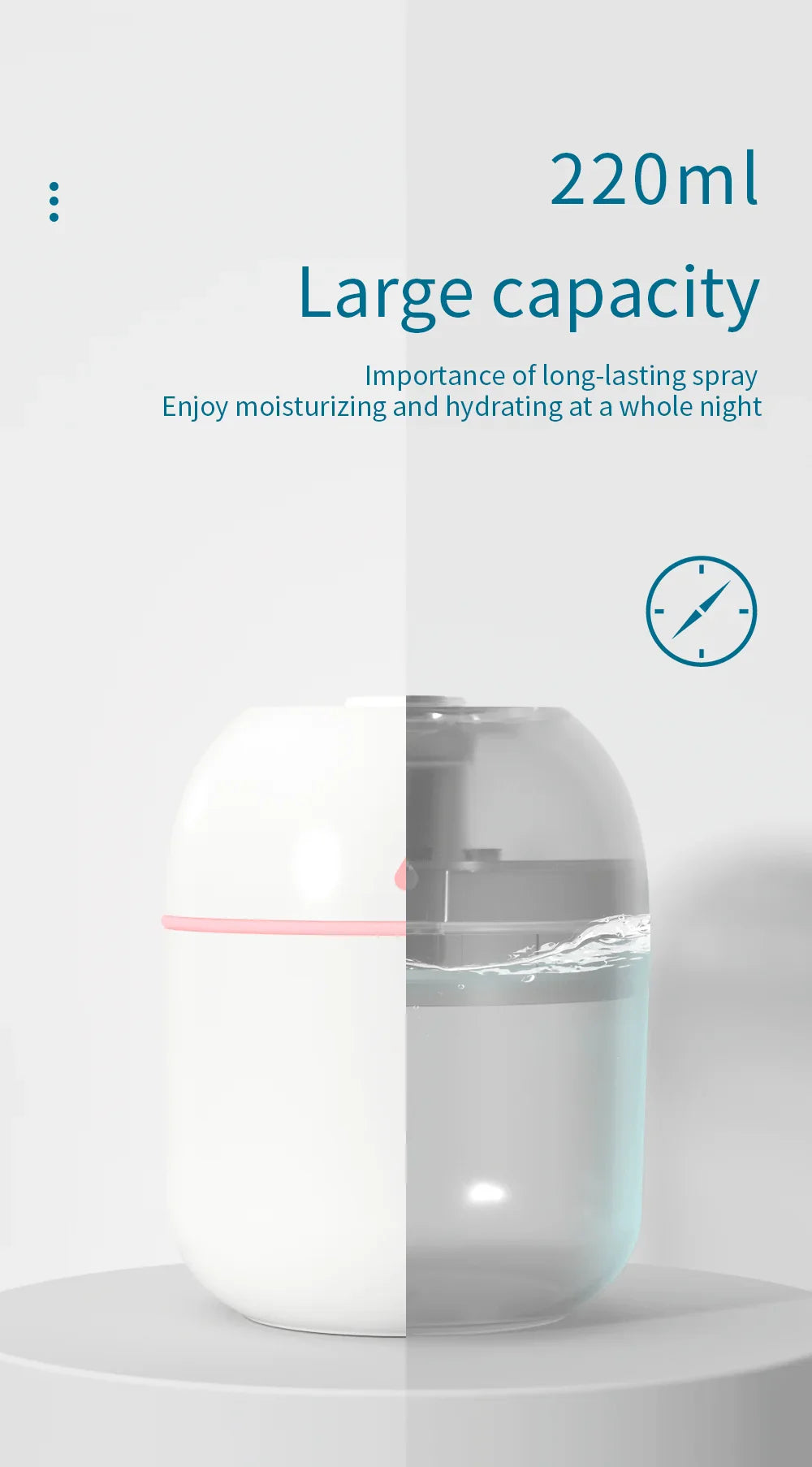 Portable USB Ultrasonic Mini Humidifier