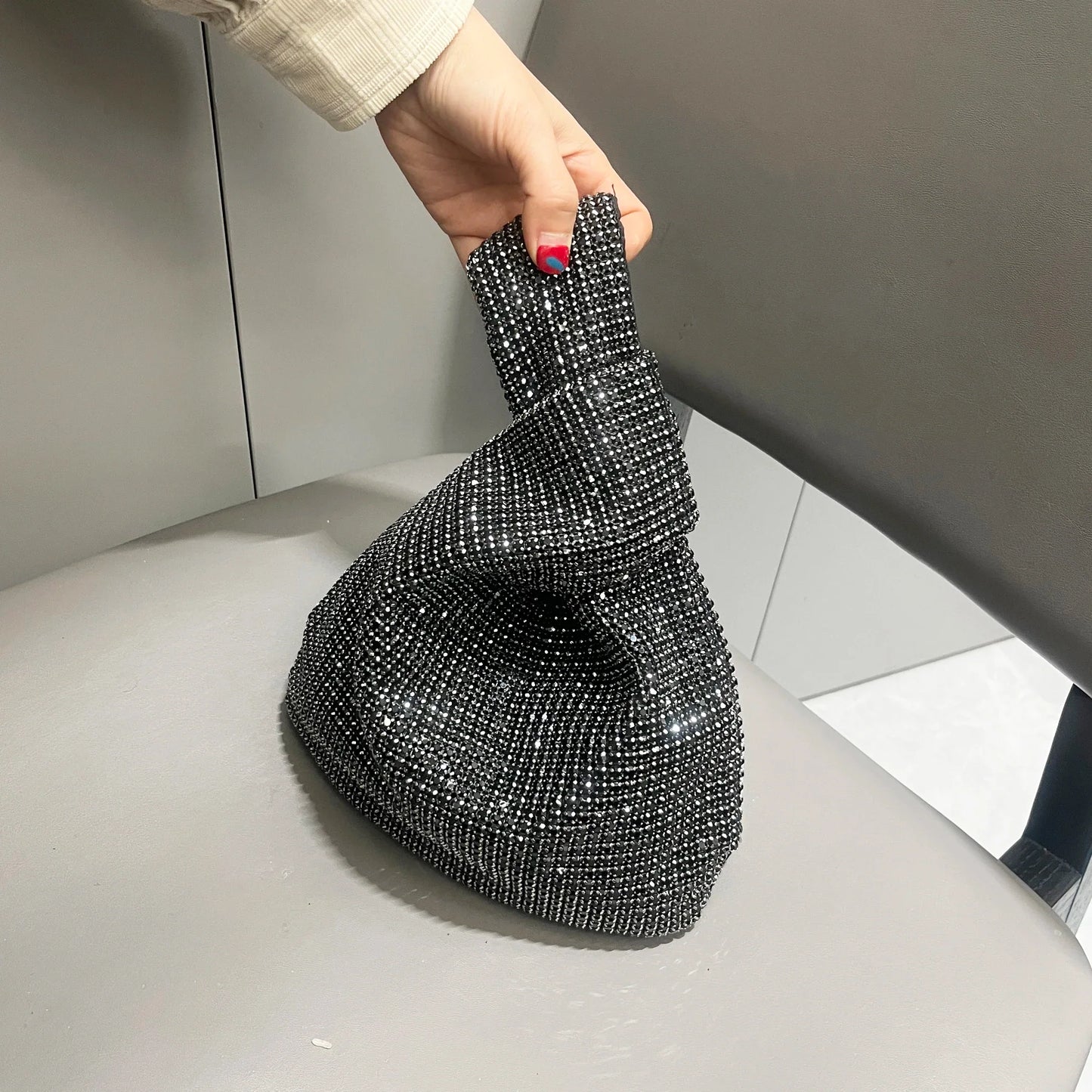Luxury Designer Rhinestones Clutch Purse Bag for women