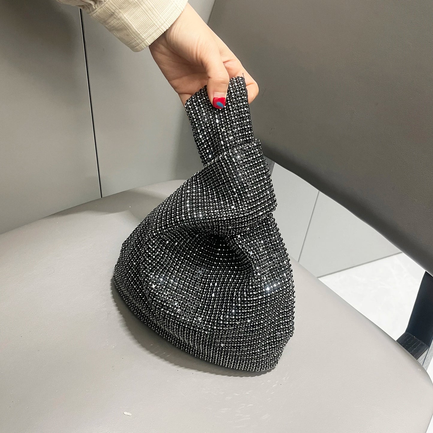 Luxury Designer Rhinestones Clutch Purse Bag for women