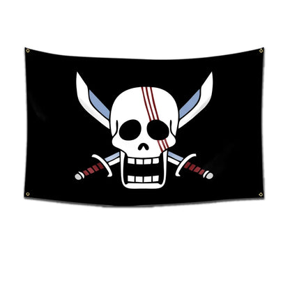 One Piece Jolly Roger Flags 🏴‍☠️ Decoration