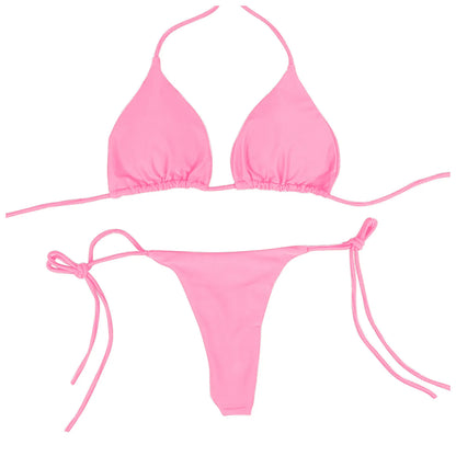 Beach Bliss Tie Bikini - Halter Neck Tie Bikini