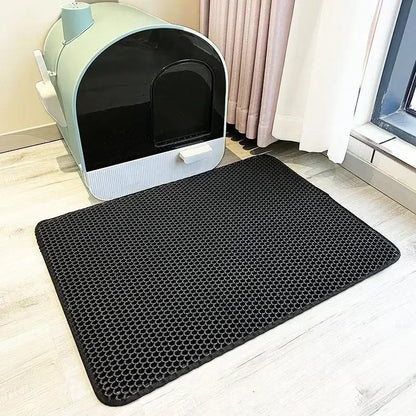 BABEECATS Double Layer EVA Pet Cat Litter Pad