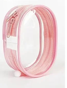 Multifunctional Clear Data Cable Storage Box Outdoor Travel Headset Storage Bag Data Cable Round Storage